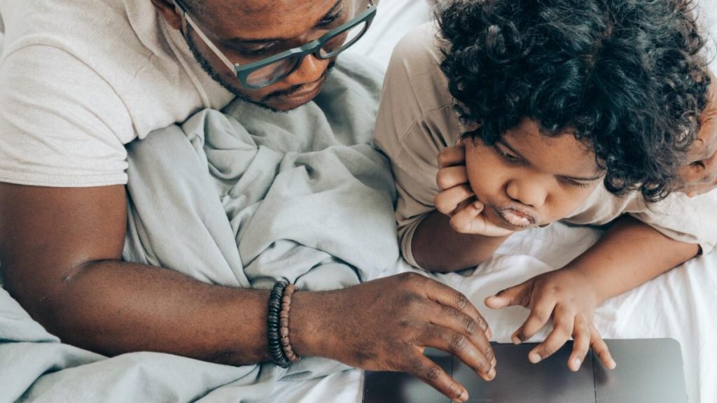 Comforting child, gentle parenting defined.